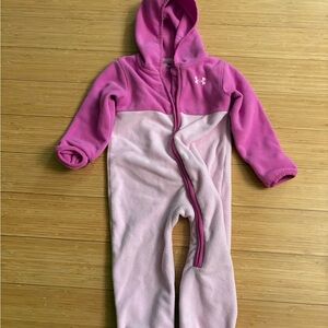 Under Armour Two-Tone Pink Kids Footie